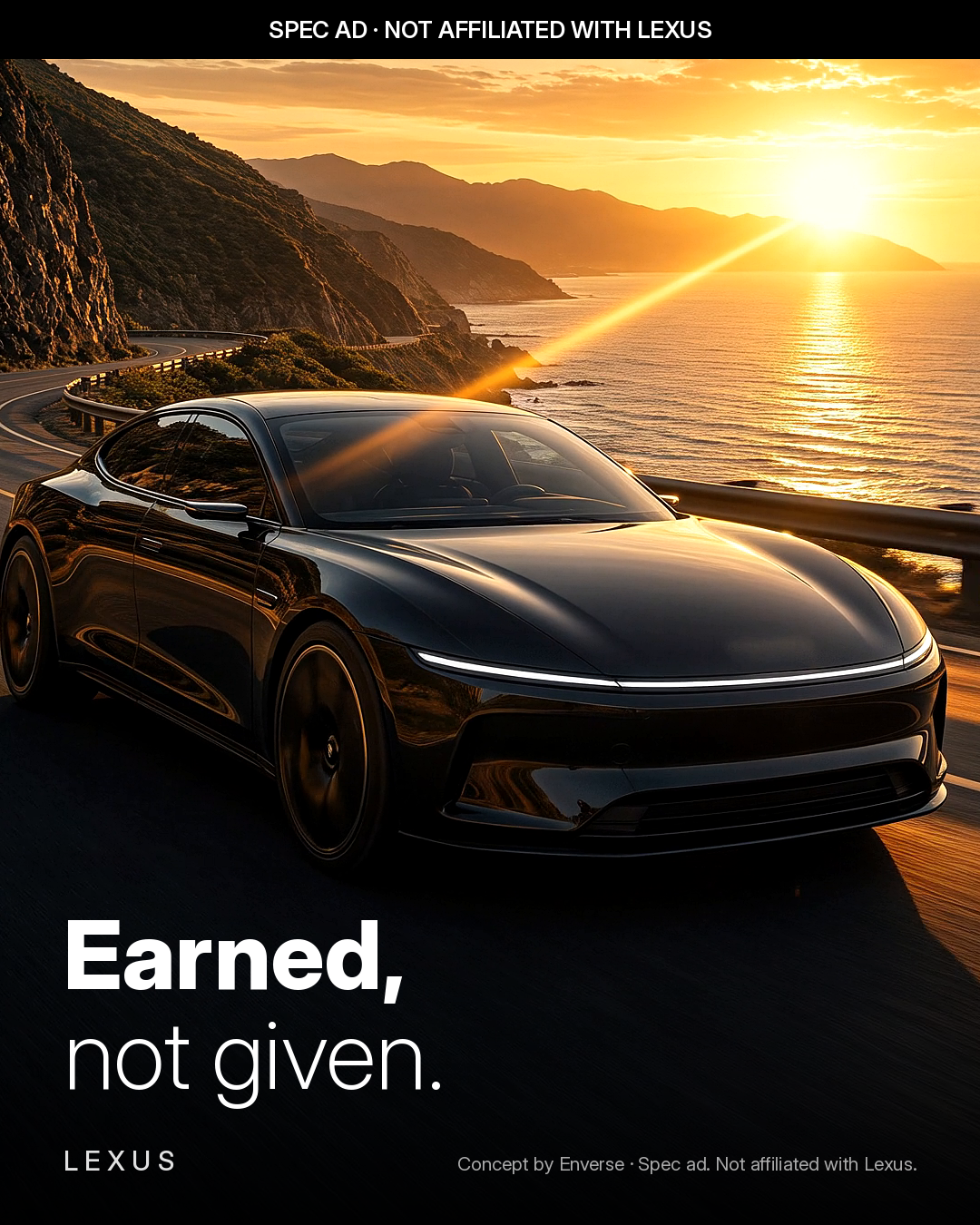 Earned, Not Given static ad